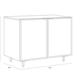 Omar Sideboard FURNITURE - sideboard Sunpan
