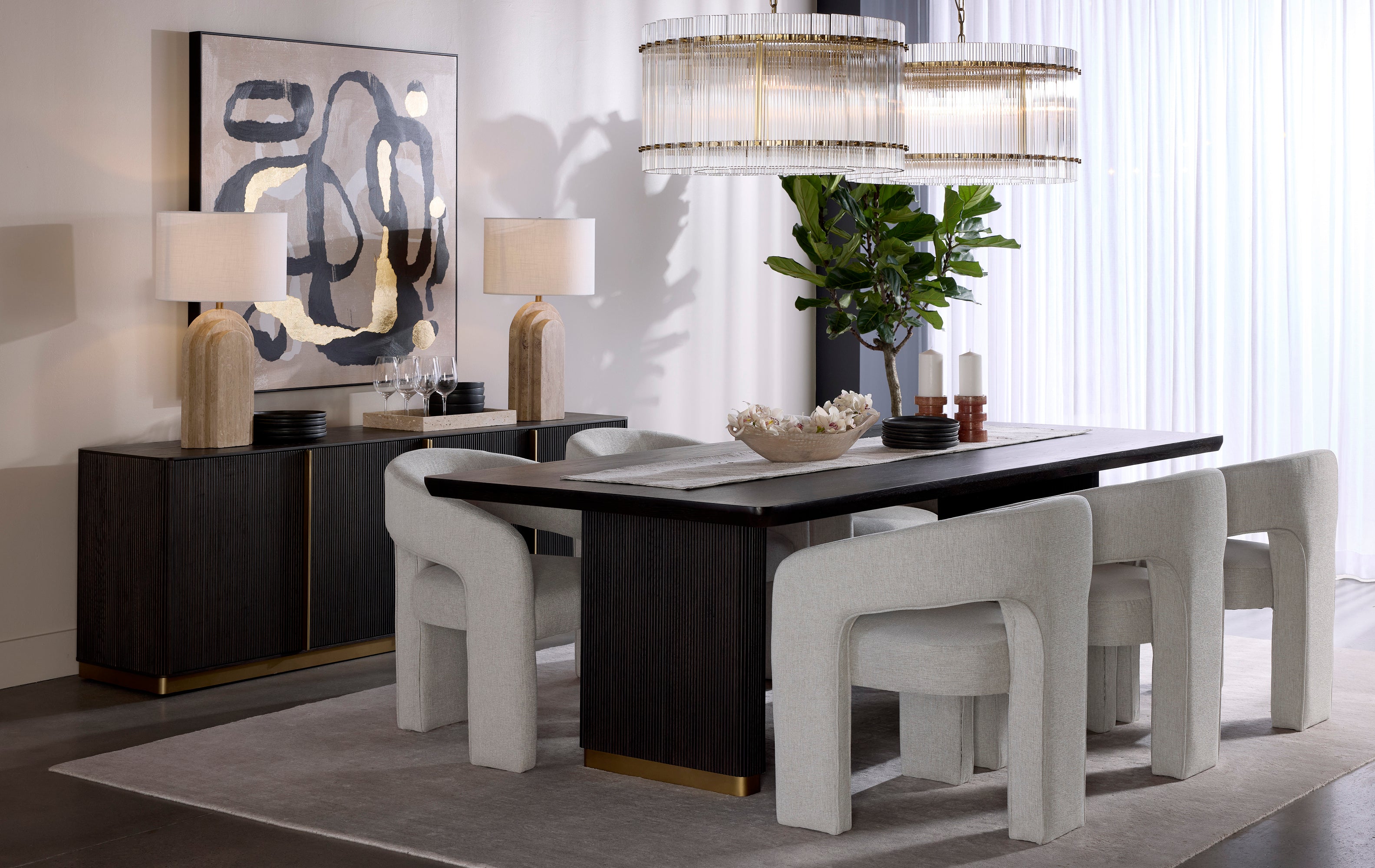 Kallia Sideboard FURNITURE - sideboard Sunpan