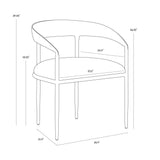 Zanora anatta Dining Armchair FURNITURE - dining chair Sunpan