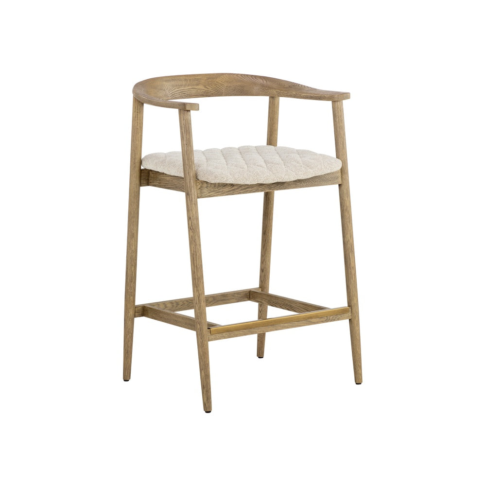 Jerome Counter Stool FURNITURE - counter stool Sunpan Weathered Oak