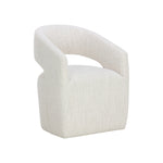 Loryn Wheeled Dining Armchair FURNITURE - dining chair Sunpan Merino Pearl