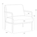 Lathor Lounge Chair FURNITURE - lounge chair Sunpan