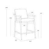 Meare Counter Stool FURNITURE - counter stool Sunpan