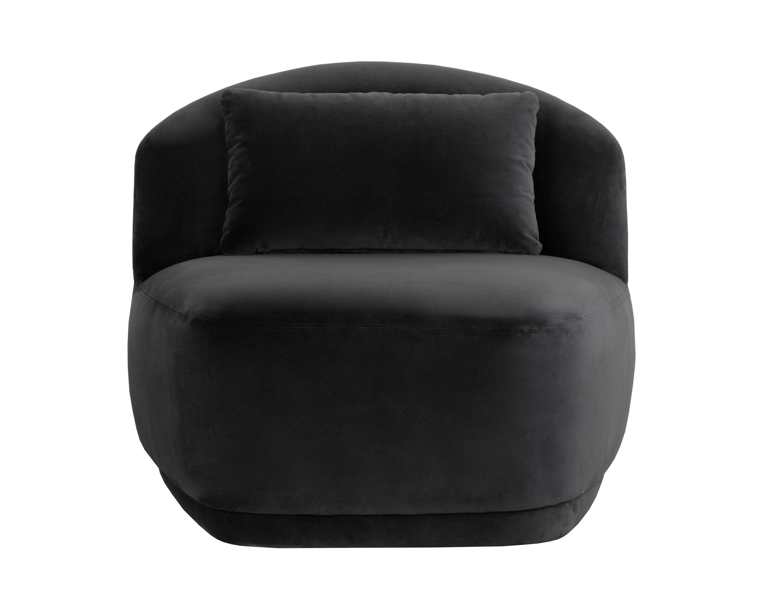 Soray Swivel Armless Chair FURNITURE - lounge chair Sunpan