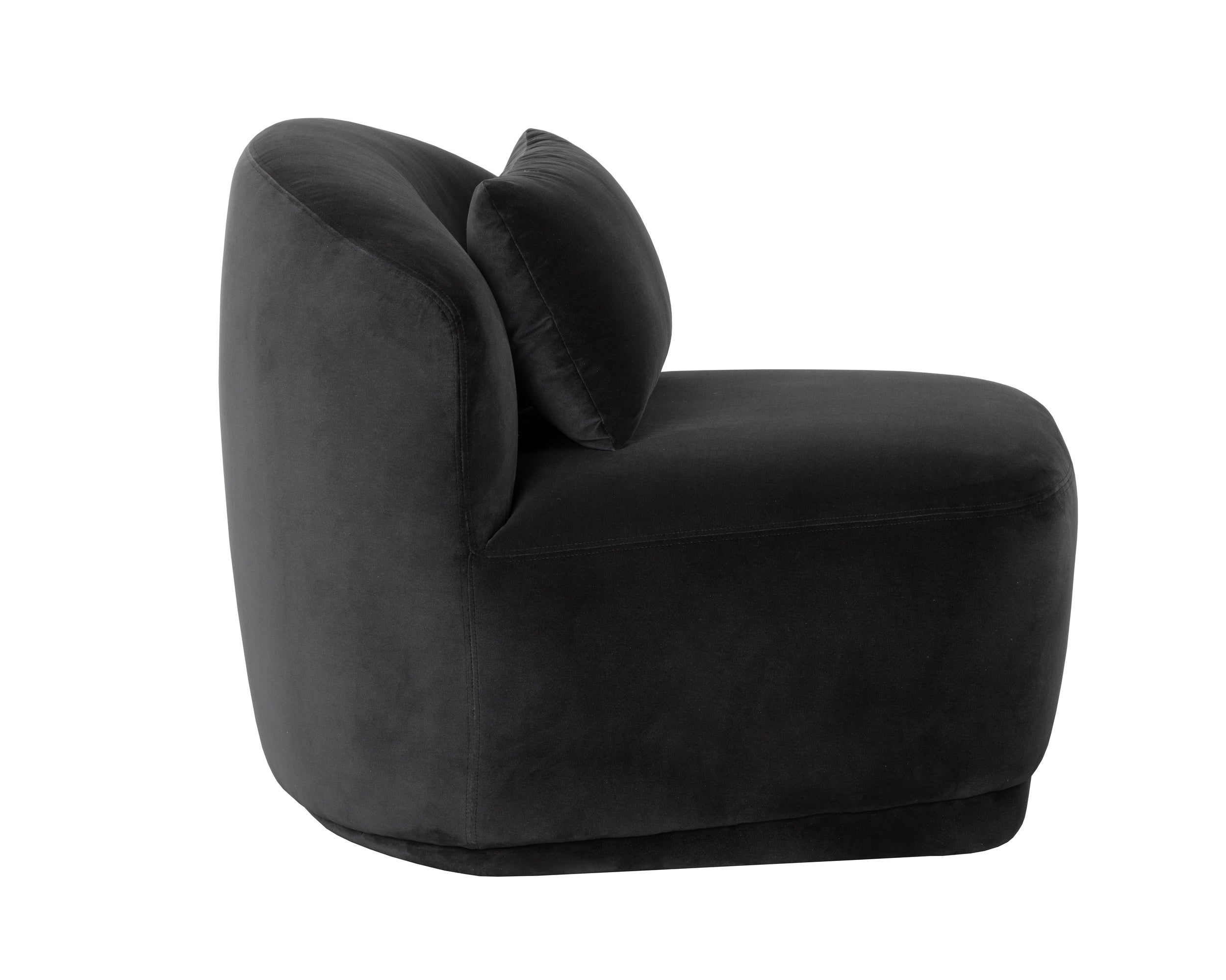 Soray Swivel Armless Chair FURNITURE - lounge chair Sunpan