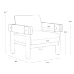 Carvine Lounge Chair FURNITURE - lounge chair Sunpan