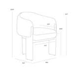Trina Dining Armchair FURNITURE - dining chair Sunpan