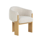 Trina Dining Armchair FURNITURE - dining chair Sunpan Dove Cream