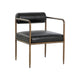 Charcoal Black Leather