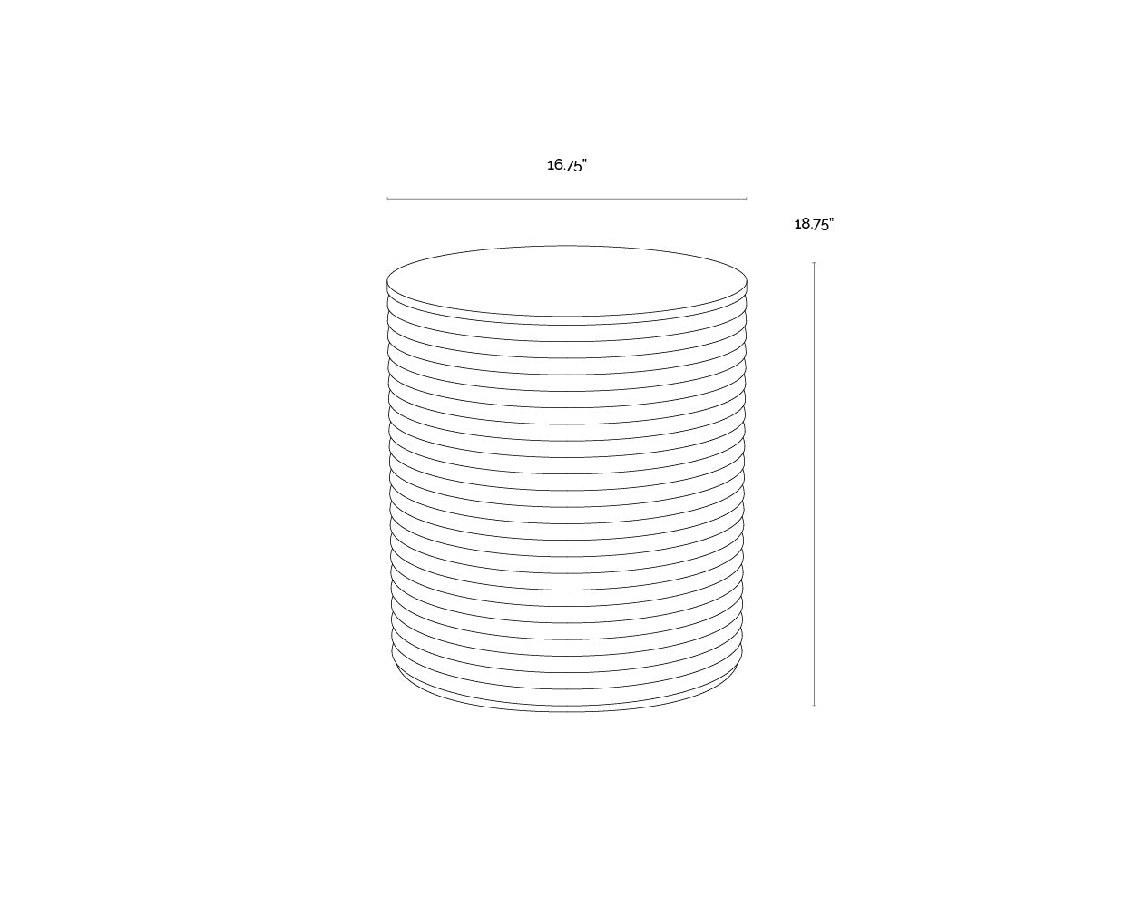 Rivan Stool FURNITURE - outdoor benches & ottoman Sunpan