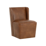 Almira Wheeled Dining Chair FURNITURE - dining chair Sunpan Tobacco Tan