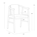 Arani Dining Armchair FURNITURE - dining chair Sunpan