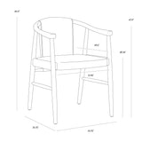 Arani Dining Armchair FURNITURE - dining chair Sunpan