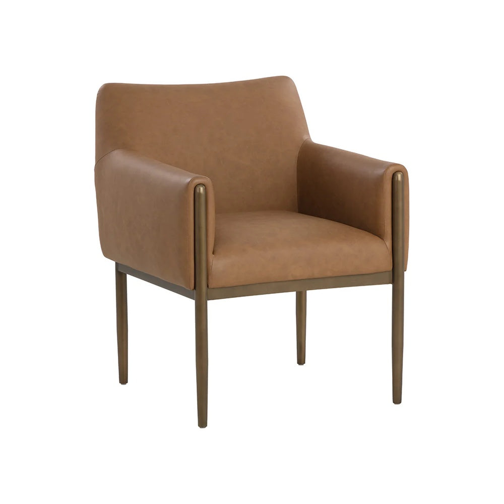 Olira Lounge Chair FURNITURE - lounge chair Sunpan Milliken Cognac