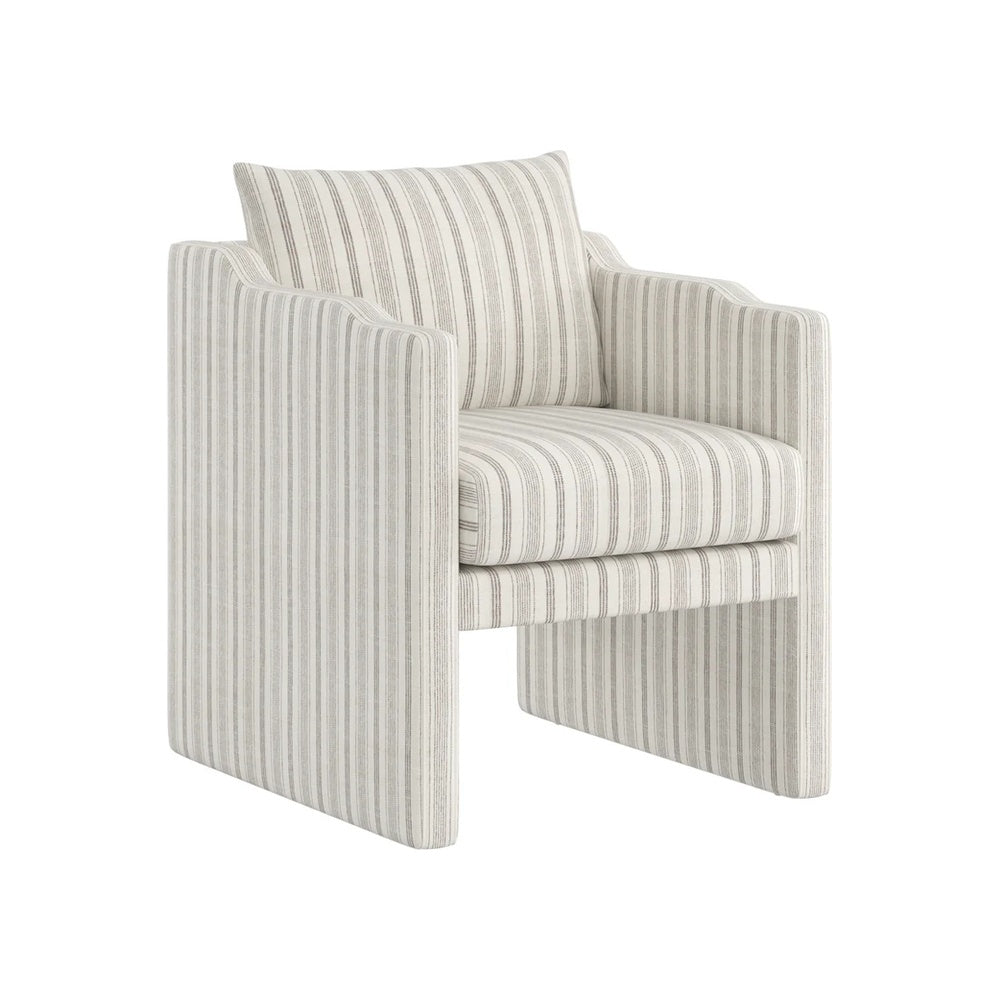 FLOOR MODEL - Sunita Dining Armchair - Gifford Script FURNITURE - floor model Sunpan Gifford Script