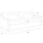 Bramley 96" Sofa FURNITURE - sofa Sunpan