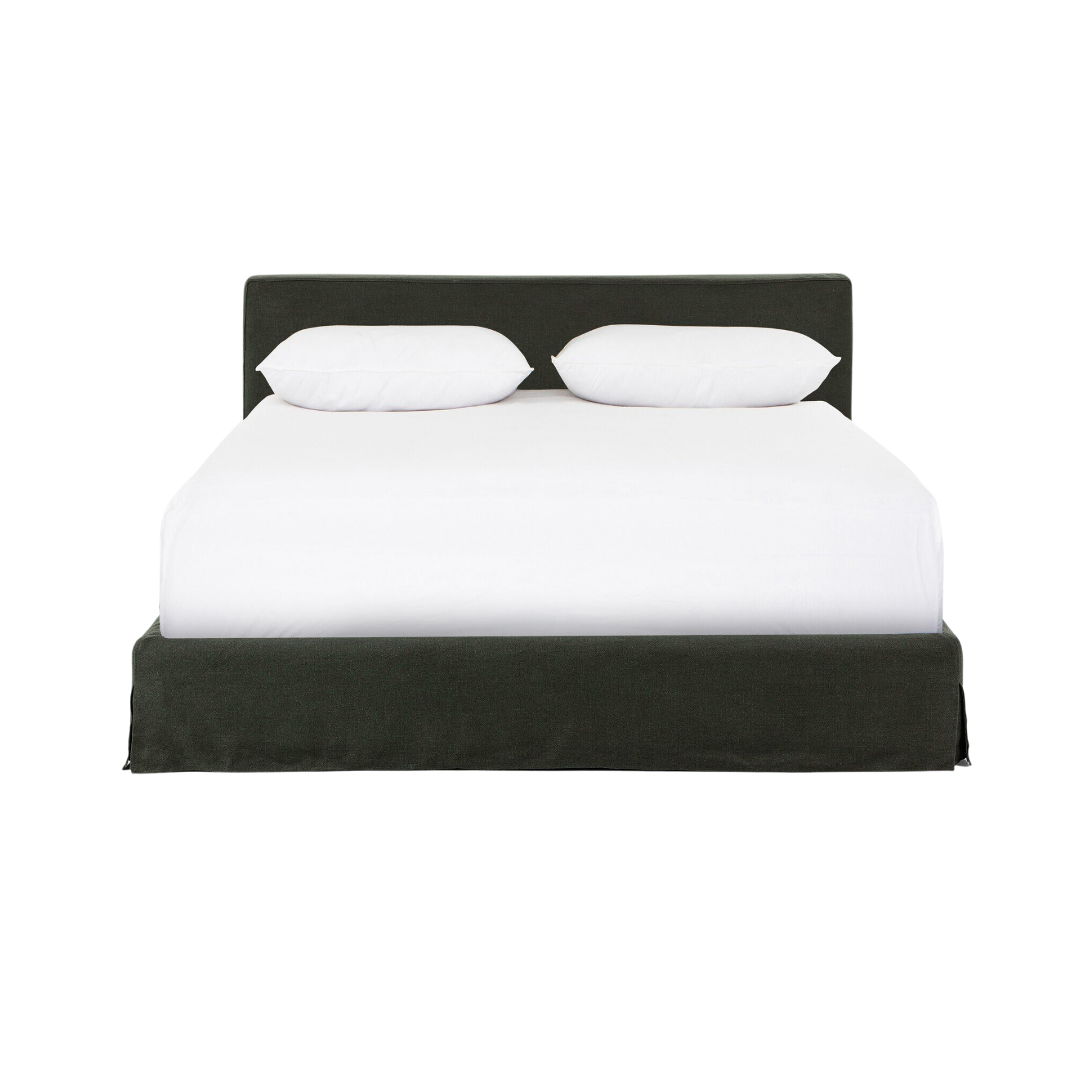 DISCONTINUED - Allen Slipcover Bed Beds Four Hands Queen Brussels Pine