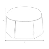 Buttercup Skirted Ottoman