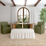 Cricket Ruffle Bench