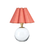 Giorgio Crystal Mini Lamp Mini Lamps Regina Andrew Natural Brass Poppy Scalloped Shade