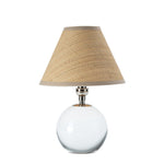 Giorgio Crystal Mini Lamp Mini Lamps Regina Andrew Polished Nickel Rattan Shade
