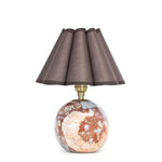 Giorgio Marble Mini Lamp Mini Lamps Regina Andrew Umber Scalloped Shade