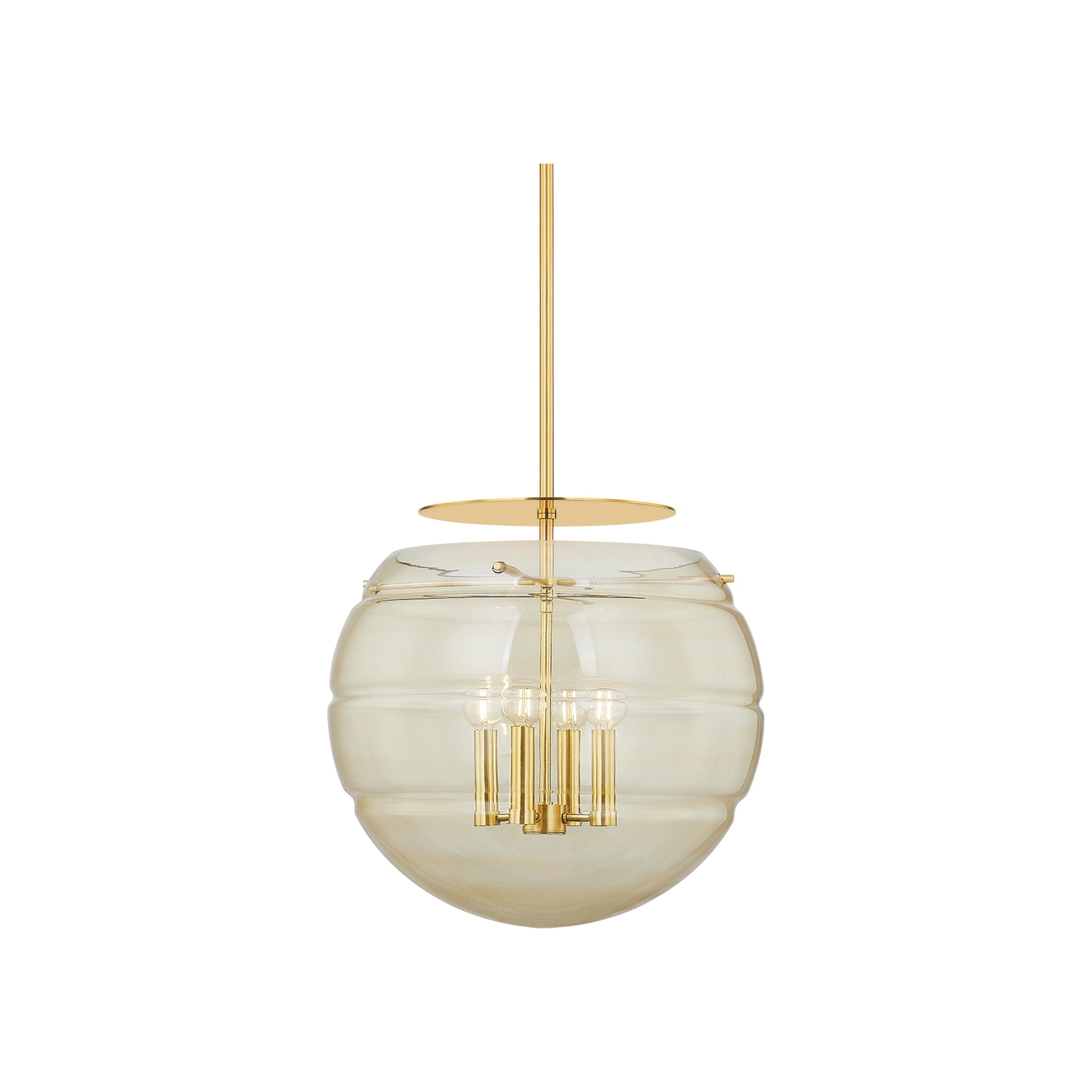 Gill Pendant LIGHTING - pendant Hudson Valley Lighting Aged Brass Small