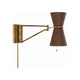 Antique Natural Brass with Russet Shade