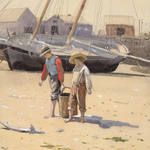 "Collecting the Sea" Framed Art Print ARTWORK - framed art Wendover Art Group