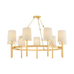 Bridgeton Chandelier LIGHTING - Chandelier Hudson Valley Lighting Aged Brass Medium