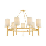 Bridgeton Chandelier LIGHTING - Chandelier Hudson Valley Lighting Aged Brass Medium