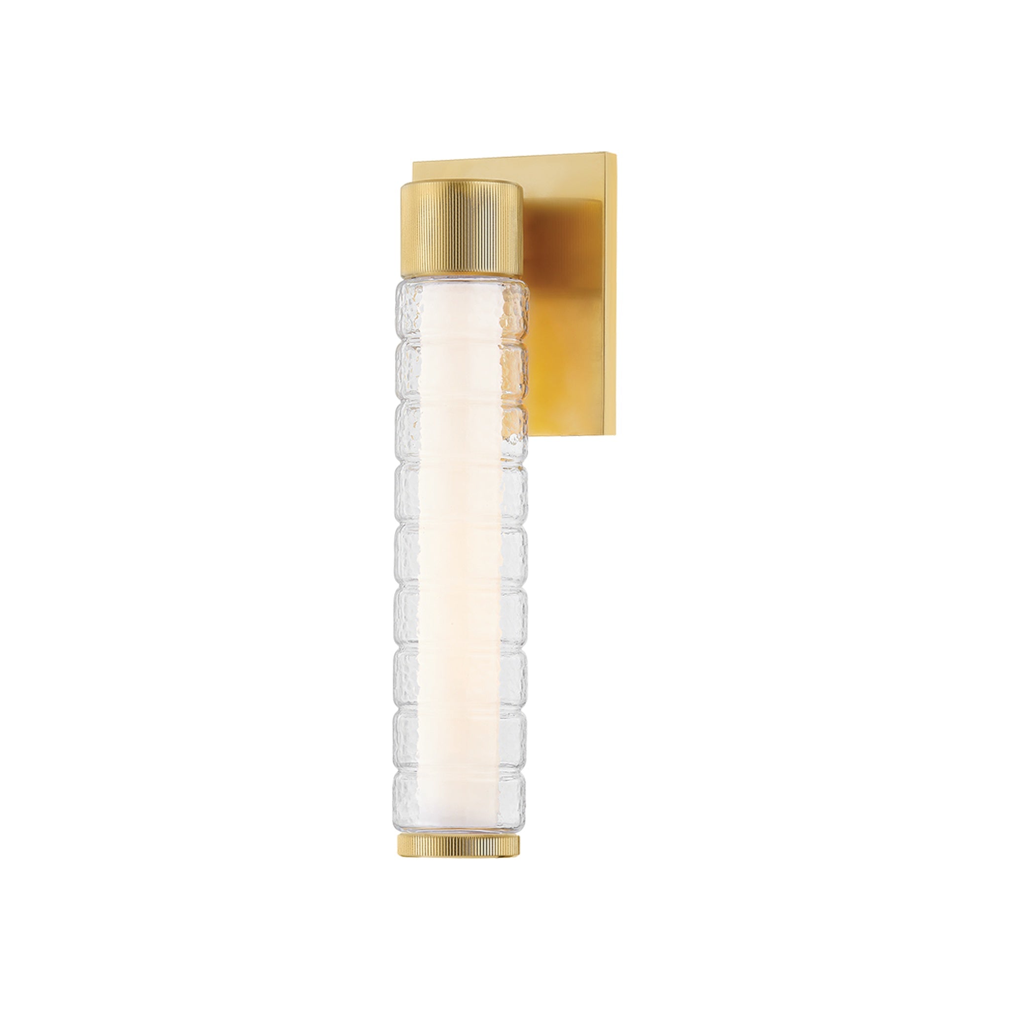 Castor Bath Sconce, Aged Brass Small