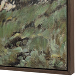 Natura Verde Framed Canvas