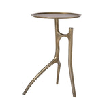 Tresco Side Table FURNITURE - end table Renwil Antique Brass