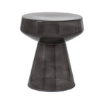 Livia Tinted Glass Side Table 4 - c - FURNITURE - accent table - metal Renwil
