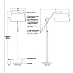 Clairmont Floor Lamp LIGHTING - Floor Lamp Renwil