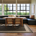 Nate Berkus Canon Bordered Wool Cozy Area Rug RUGS - wool Dash & Albert