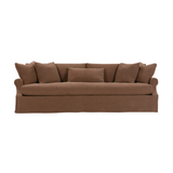 Baked Clay Bristol Slipcovered 98" Sofa