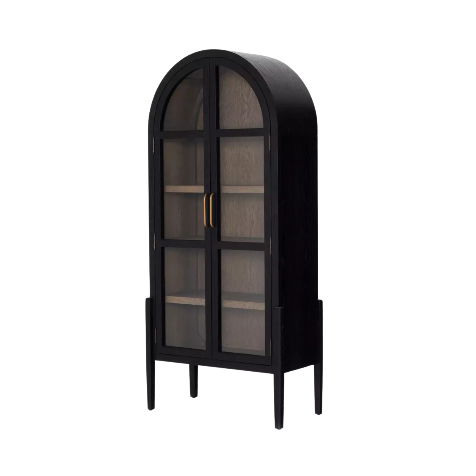 Tulia Cabinet - Matte Black 7 - FURNITURE - bookcase/cabinet Four Hands
