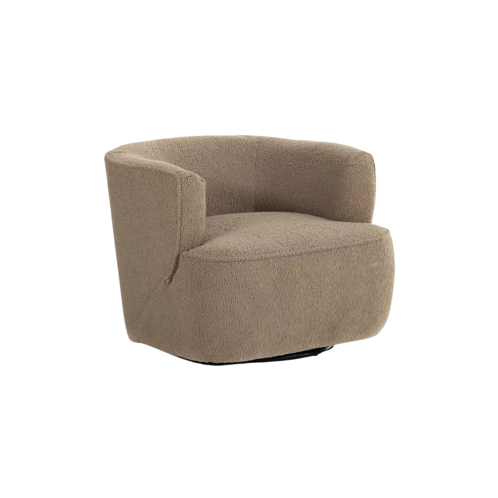 Miles Swivel Chair - Sheepskin Camel - Rug & Weave