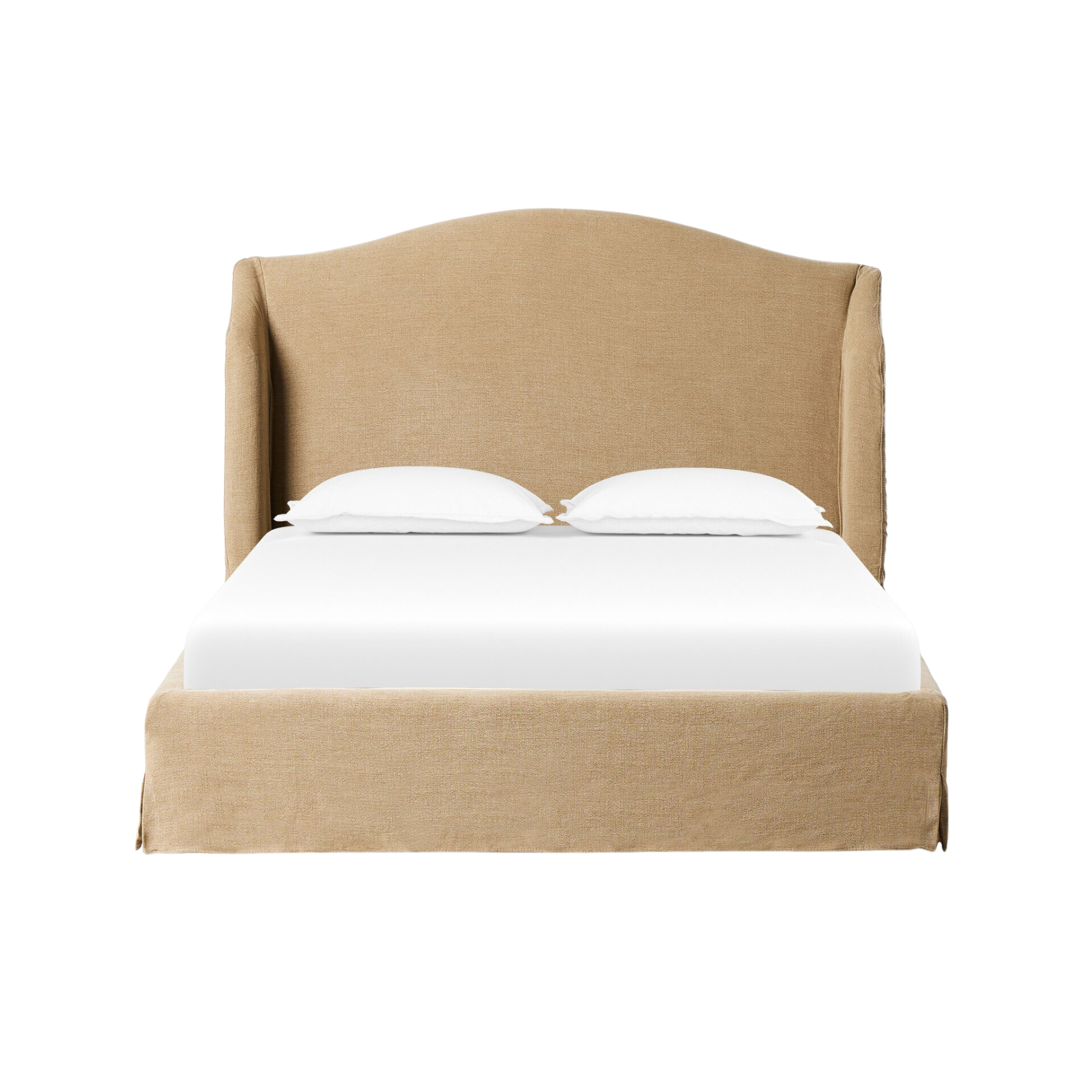 Meryl Slipcover Bed 13 - FURNITURE - bed Four Hands Queen Broadway Canvas