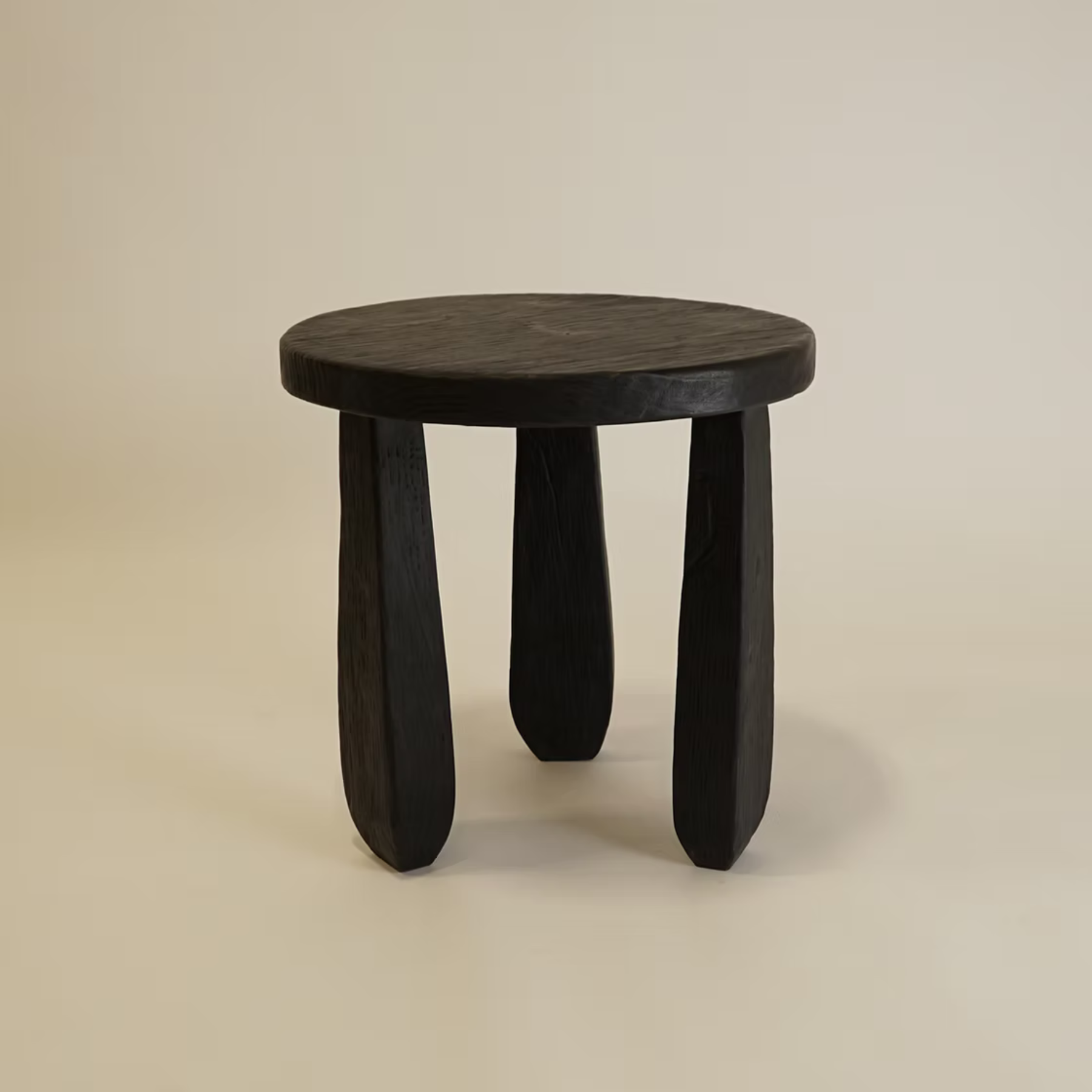 Augustus End Table 5-VINTAGE-end table Hauer Market Carbon Black