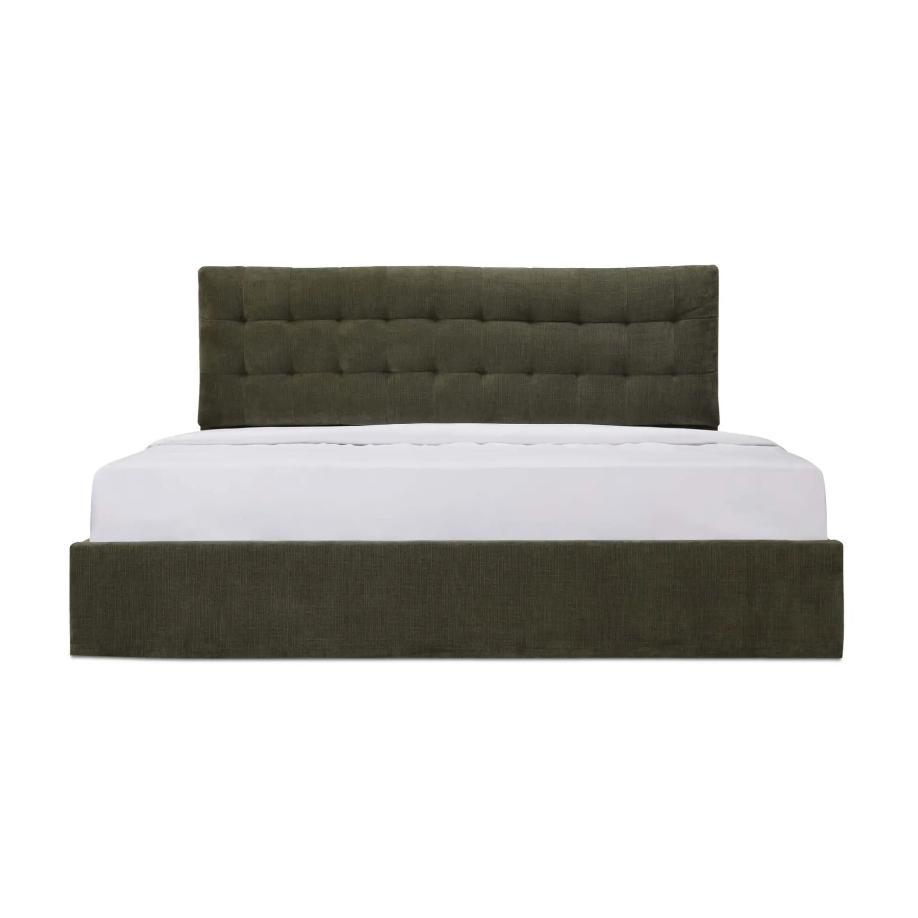 Selena Storage Bed Furniture - Beds Moe's Furniture Olive Queen