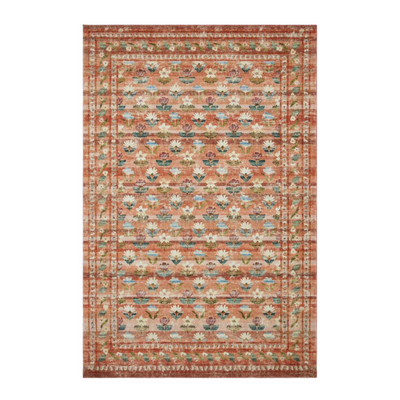 Rifle Paper Co. x Loloi Courtyard Hadley Terracotta Rug