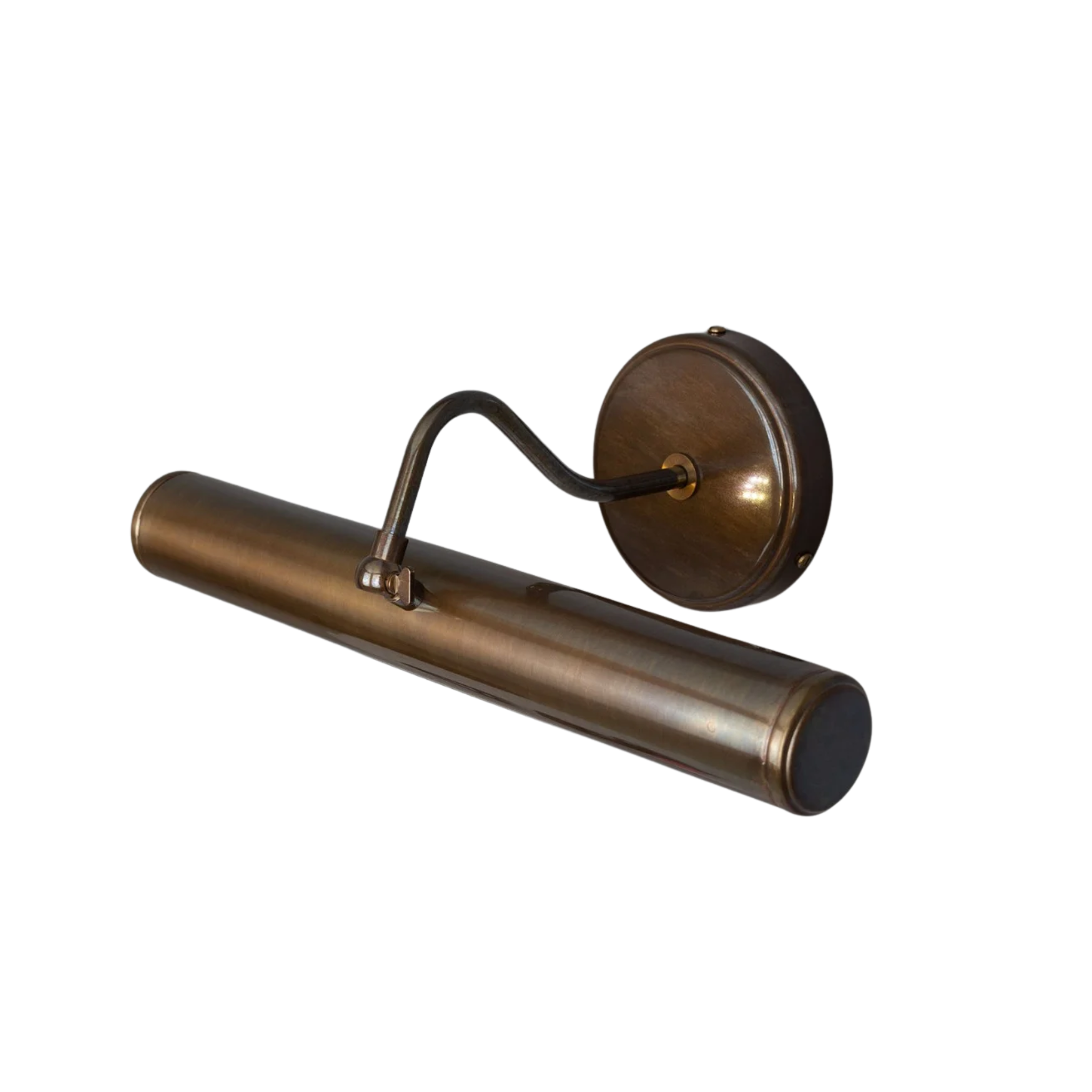 Belfast Picture Light, Antique Brass