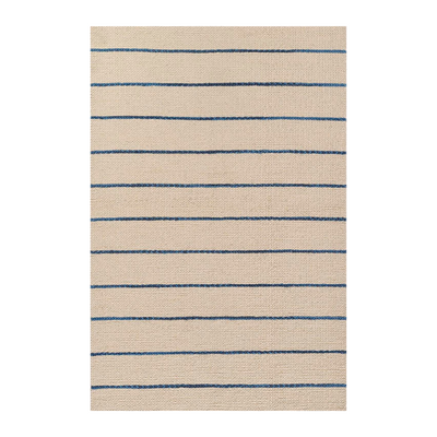 Strand Ivory / Blue Rug