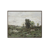 Natura Verde Framed Canvas
