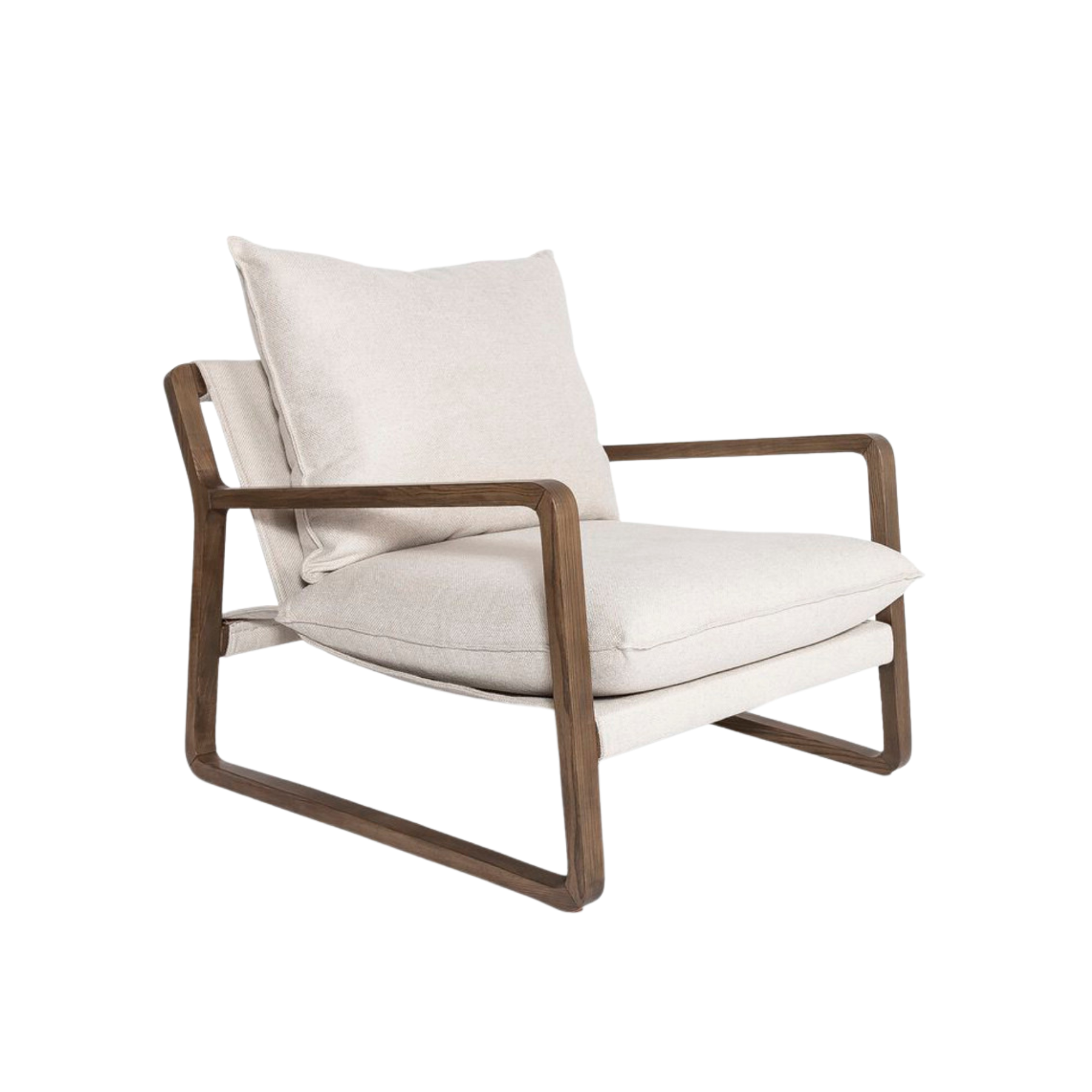 FLOOR MODEL - Sully Sling Chair - Cream FURNITURE - floor model Style In Form