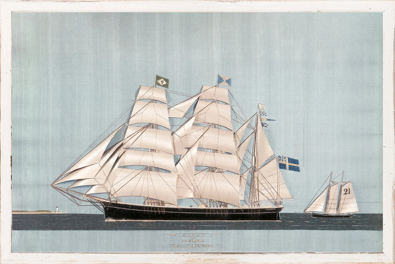 "Clipper Ship - Jacob" Framed Art Print ARTWORK - framed print Celadon Art