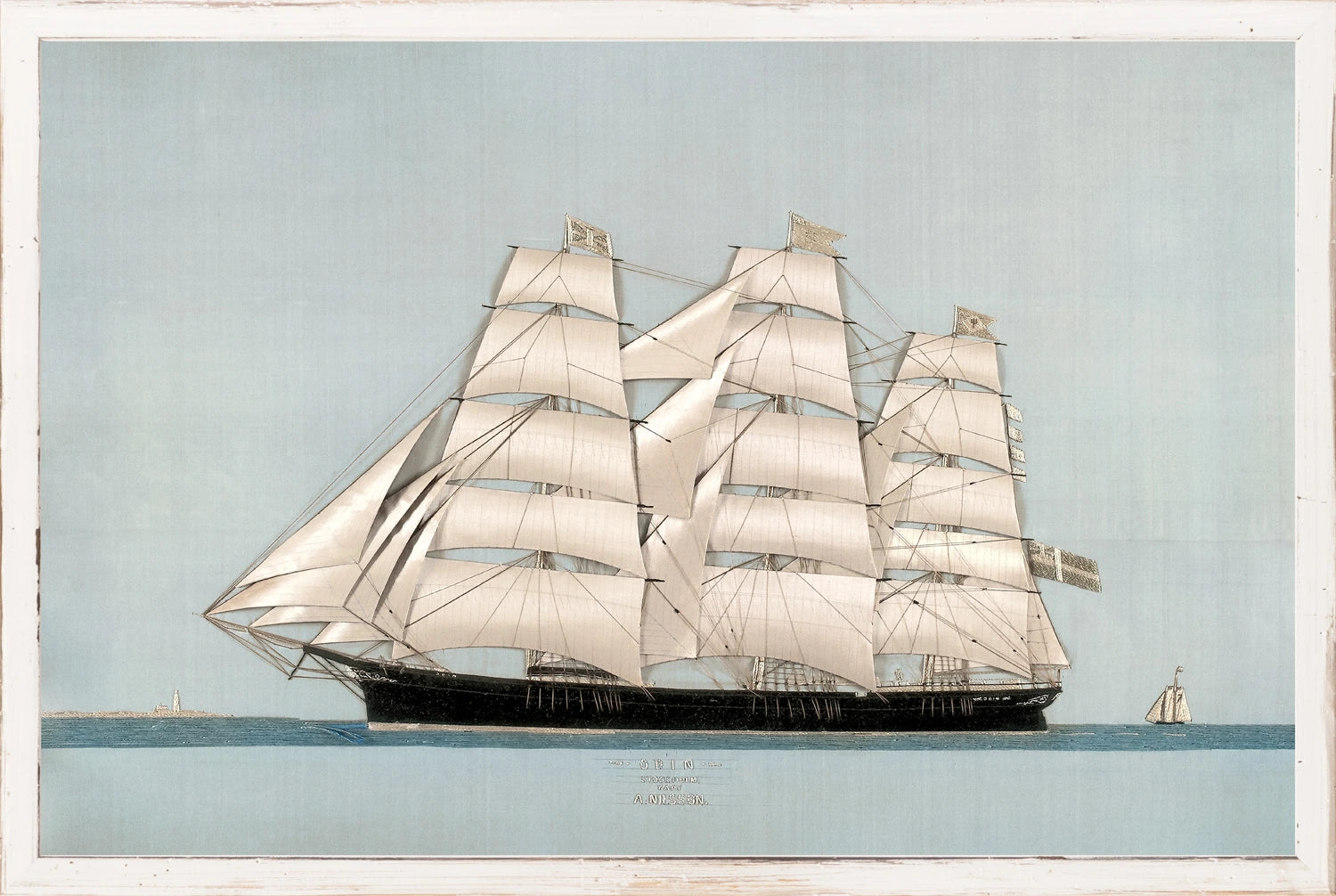 "Clipper Ship - Odin" Framed Art Print ARTWORK - framed print Celadon Art